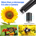 Wireless Digital Microscope,50X-1000X Magnification WiFi Camera. 