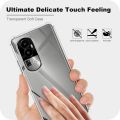 Oppo Reno10 5G/Reno10 Pro 5G Premium Silicone Case Crystal Clear Soft TPU Ultra-Thin Transparent Flexible Protective Mobile Phone Back Cover.