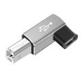USB Type-c To Printer Cable Adapter Square Port Converter For Electronic Piano Printer USB C Female To USB B Male Adapter.
