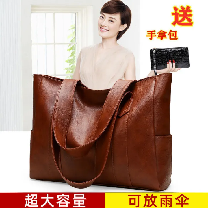 %E3%80%90Authentic%20leather%20tactile%20feel%E3%80%91Women's%20Bag2023New%20Versatile%20Handbag%20Shoulder%20Bag%20Tote%20Bag%20Shoulder%20Simple%20Big%20Bag%20-%20Image%202
