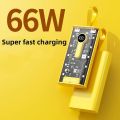 Portable Charger Bank, 66W Fast 20000mAh Charging Bank Charger, Portable Outdoor Charging Bank, Transparent Battery Pack with Lanyard Bank for Phone Tablet Pad.