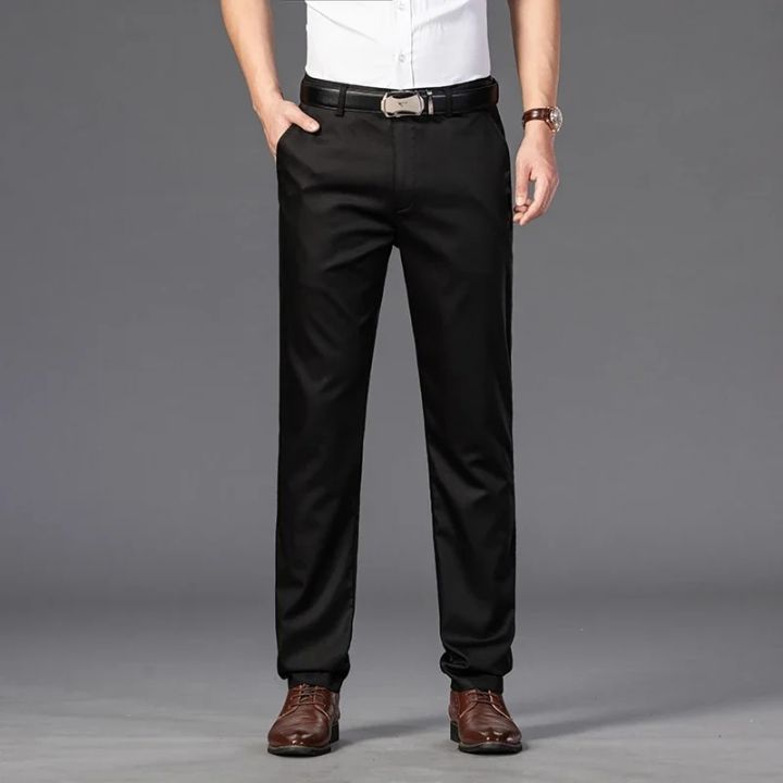 2022%20Men's%20Spring%20Autumn%20Fashion%20Business%20Casual%20Long%20Pants%20Suit%20Pants%20Male%20Elastic%20Straight%20Formal%20Trousers%20Plus%20Big%20Size%2029-42%20-%20Image%207