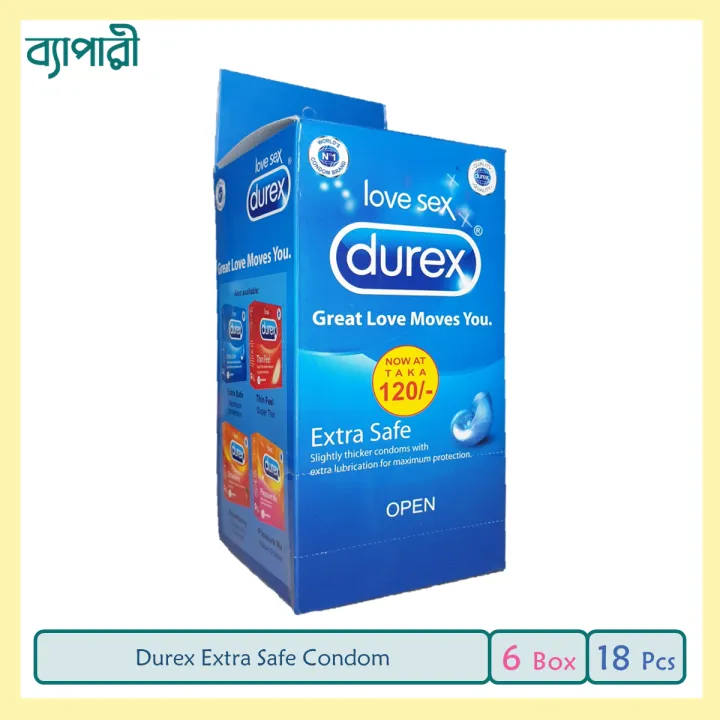 Durex Extra Safe 6 Pack (18 Pcs) BDS