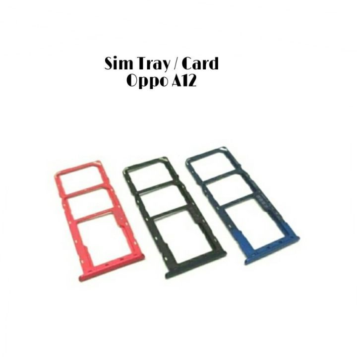 For Oppo A12 Sim Tray and SD Card Slot with Sim Ejector
