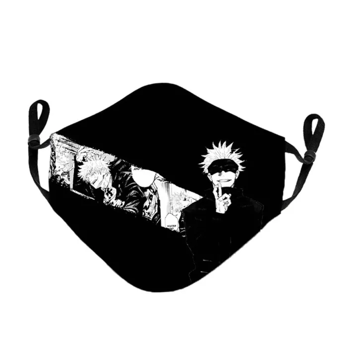 Satoru%20Gojo%20Jujutsu%20Kaisen%20Anime%20Sublimation%20Fashion%20Face%20Mask%20-%20Image%202