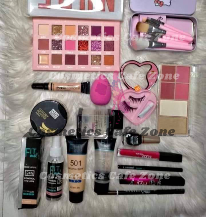 15 IN 1 MAKEUP COMBO SET WITH FULL MAKEUP COVERAGE