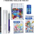 wow kit 7 items art & drawing set 1 set.
