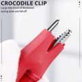 1M Long Alligator Clip to Banana Plug Test Cable Pair for Multimeter.