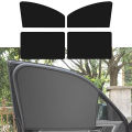 【In-Demand Item】 Black Magnetic Car Window Sunshade Double Sides Summer UV Protection Curtains Sun Auto Cover Diy Accessories. 
