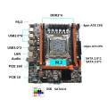 X99H Desktop Motherboard+Thermal Grease LGA2011-V3 B85 Chip DDR3X4 ECC Slot M.2 NVME PCI-E 3.0 X16 SATA3.0, Easy to Use Durable. 
