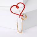 Beaut Berry Enamel Medical Stethoscope Brooches Unisex Office Party Casual Pins Accessories Gifts. 
