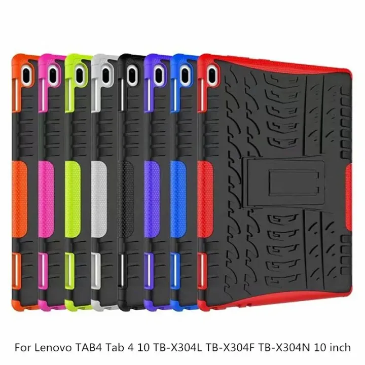 Tablet%20Case%20For%20Lenovo%20TAB4%20Tab%204%2010%20TB-X304L%20TB-X304F%20TB-X304N%2010.0"%20Armor%20Rugged%20Hybrid%20Hard%20PC+Soft%20TPU%20Protection%20Cover+%20pen%20-%20Image%203
