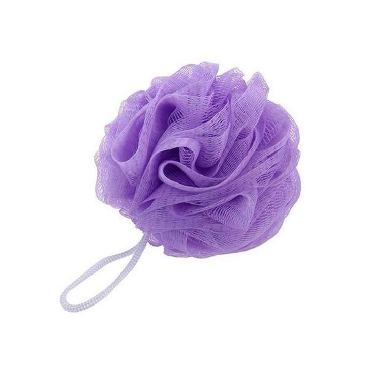 লুফাহ ফুলের গোসলের শাওয়ার স্পঞ্জ-বেগুনি - bath sponge