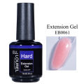 ELL LOUREL Hard Gel Nail Polish 15ML UV Biab Builder Extension Gellak In A Bottle Self Leveling Manicure Glitter Poly Nail Art. 