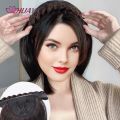 Synthetic Hair Pieces Headband Wig Heat Resistant Clip In One Piece Hair Extension For Women Topper Hair with braids Accessories. 