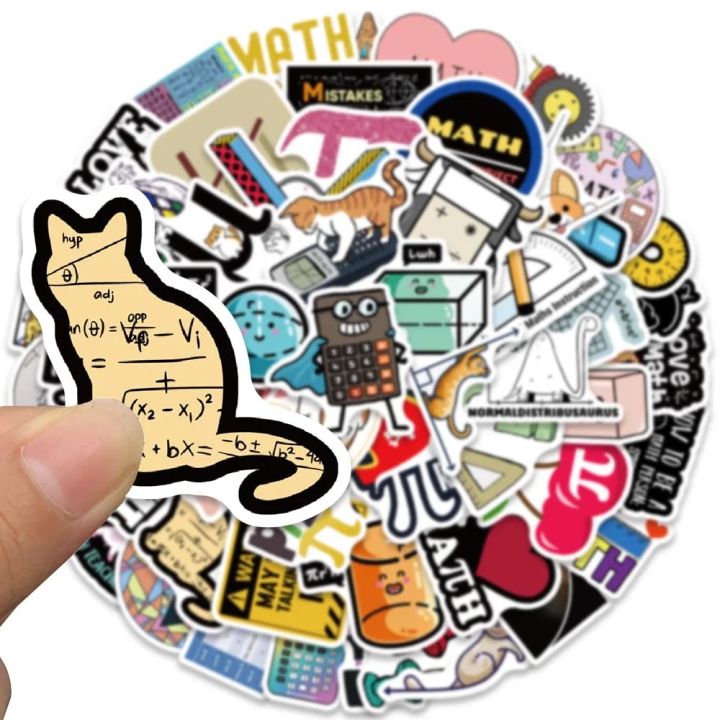 58pcs%20Math%20Study%20Love%20Stickers%20Pack%20Scrapbooking%20Aesthetic%20Stationery%20Bike%20Bottle%20Decals%20Phone%20Cases%20Planner%20Kids%20Stickers%20-%20Image%205