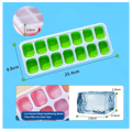 Sunerly Ice Cube Tray, Easy-Release Silicone and Flexible 14-Ice Trays with Spill-Resistant Removable. 