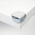 Silicone Children Head Protection, (4 Pcs )Anti-Collision Corner Transparent Anti-Collision Desk Corner Anti-Knock The Sleeve.