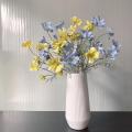 Artificial Gesang Flower Single Branch 4 Fork Cosmos Fake Flower Silk Flower Bouquet Living Room Wedding Home Decoration.