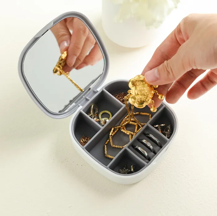 7%20Compartment%20Jewelry%20Storage%20Box%20Lipstick%20Earrings%20Ring%20Dust-proof%20Storage%20Box%20Household%20Storage%20Tool%20with%20Mirror%20-%20Image%206