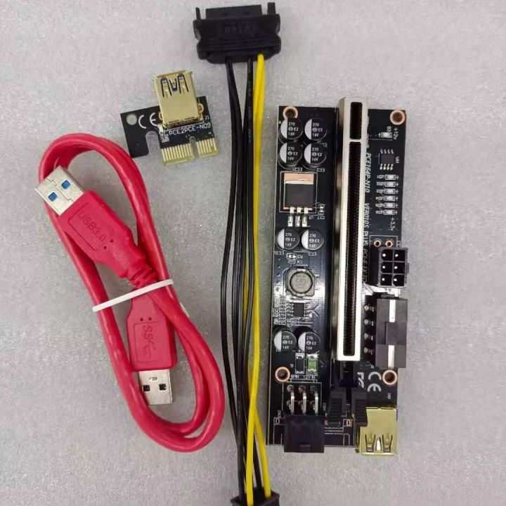 Newest%20VER010s%20USB%203.0%20PCI-E%20Riser%20VER%20010S%20Express%201X%204x%208x%2016x%20Extender%20Riser%20Adapter%20Card%20SATA%2015pin%20to%206%20pin%20Power%20Cable%20-%20Image%202