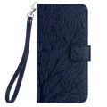 Tree Birds Embossed Pattern Leather Phone Case For Google Pixel 8 Pro/Google Pixel 7a/Google Pixel 7/Google Pixel 6a/Google Pixel 7 Pro/Google Pixel 8. 