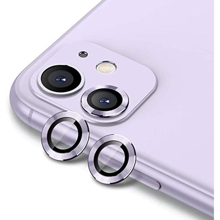 For Apple iPhone 11 (6.1")inch - Purple Color WSKEN Metal Anti Scratch Camera Lens Screen Protector