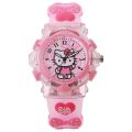 Sanrio Watch Kawaii Melody Cinnamoroll Children LED Luminous Watch Kuromi Hello Kitty Student Wrist Watch Kids Birthday Gift Toy - Kids Watch - Watch.