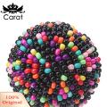 Carat Drop Earrings Round Design Retro Female Beaded Jewelry Earrings. 