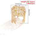 Metal Hollow Flower Leaf Bangles For Women Open Adjustable Wide Cuff Bracelet Party Wedding Jewelry WANNA.
