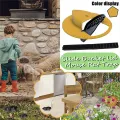 Reusable Smart Mouse Rat Trap  Plastic Flip  Slide Bucket Lid  Mouse Trap Humane Or Lethal   Auto Reset Door Style Multi Catch（Yellow）. 