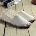 Men Women Linen Breathable Casual Flat Shoes Fashion Canvas Espadrilles Summer Fisherman Driving Footwear. 