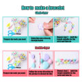 DIY Clay Beads Jewelry Making Kit for Girls Making Bracelet Necklace Jewelry Earrings Crafts Kit With Accessory.