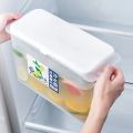 3500ml Cold Water Bottle Chilled Beverage Dispenser Large Capacity Juice Bottle with Tap Fridge Cooler Cold Water Bottle.
