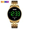 SKMEI Sports Fashion Touch Screen Stainless Steel Digital Waterproof Casual Watches for Men 1579. 