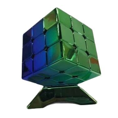 【WSJJ Store】New Selling Moyu Meilong Magic Cube Puzzle 3x3x3 Metalized Electroplating Gradients Educational Kid Toys Cubo Magico 3x3