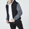 Men Hoodies  Autumn Fashion Tracksuit Sweatshirt Men's Winter Collar Cap Long Sleeves zipper Hoody Sports Sweatshirts M-5XL. 