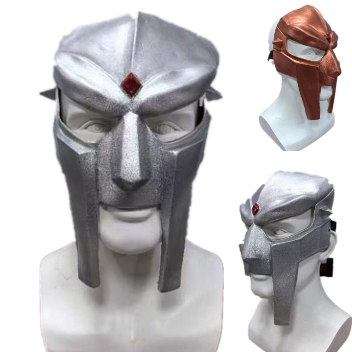 MF DOOM Mask Mad-villain Mild Steel Face Armour Medieval Hand-Forged Doom mask Tribute to MF Doom! Costume Halloween Accessories