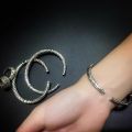 The Mystic Nine Buddha Bracelet Zhang Qishan Retro Temperament Marcasite Ring Men and Women Couples Openings Bracelet All-Matching Accessories.