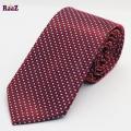 Maroon Dot Men Premium Embroidery Cotton Silk Neck Tie.