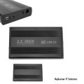 USB 2.0 Sata External 3.5 Inch Hdd Case Hard Drive Enclosure Disk Case Box for Pc - Black. 
