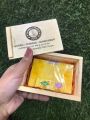 Saffron-Goat Milk Soap Bar Premium Wooden Box(100gr). 