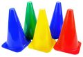 Plastic Training Cone Marker 9 inch set of 6 pieces.