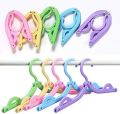 3 PCS Travel Hangers Folding Clothes Hangers Cloth Hanger Portable Folding Clothes Hangers Cloth Hanger Rack Travel Accessories Foldable Clothes Drying Hanger. 