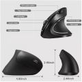 【Lowest Prices Online】 Vertical Mouse Ergonomic 2.4GHz Optical Mice 3 Adjustable DPI 800/1200/1600 6 Buttons for PC Computer Desktop.