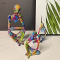 Thinker Abstract Art Sculpture People Figurine Display Artwork Character Sculptures for. 