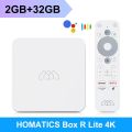 HOMATICS R Lite 4K TV Box Android 11 with Netflix 4K Google Certified Amlogic S905Y4 2G32G Dolby Atmos AV1 H.265 2T2R Wifi ATV. 
