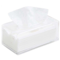 Acrylic Tissue Box Rectangular Transparent Tissue Box for Office, Home Bathroom Restaurant Lavatory Occasions.
