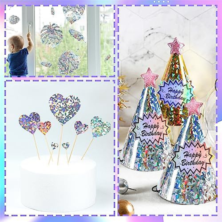 30-Pack%20Shiny%20Fluorescent%20A4%20Thick%20Cardstock%20Mirror%20Paper%20For%20Card%20Making%20Scrapbooking%20-%20Image%204