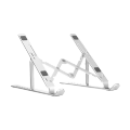 Adjustable Full Aluminum Laptop Stand-Silver. 